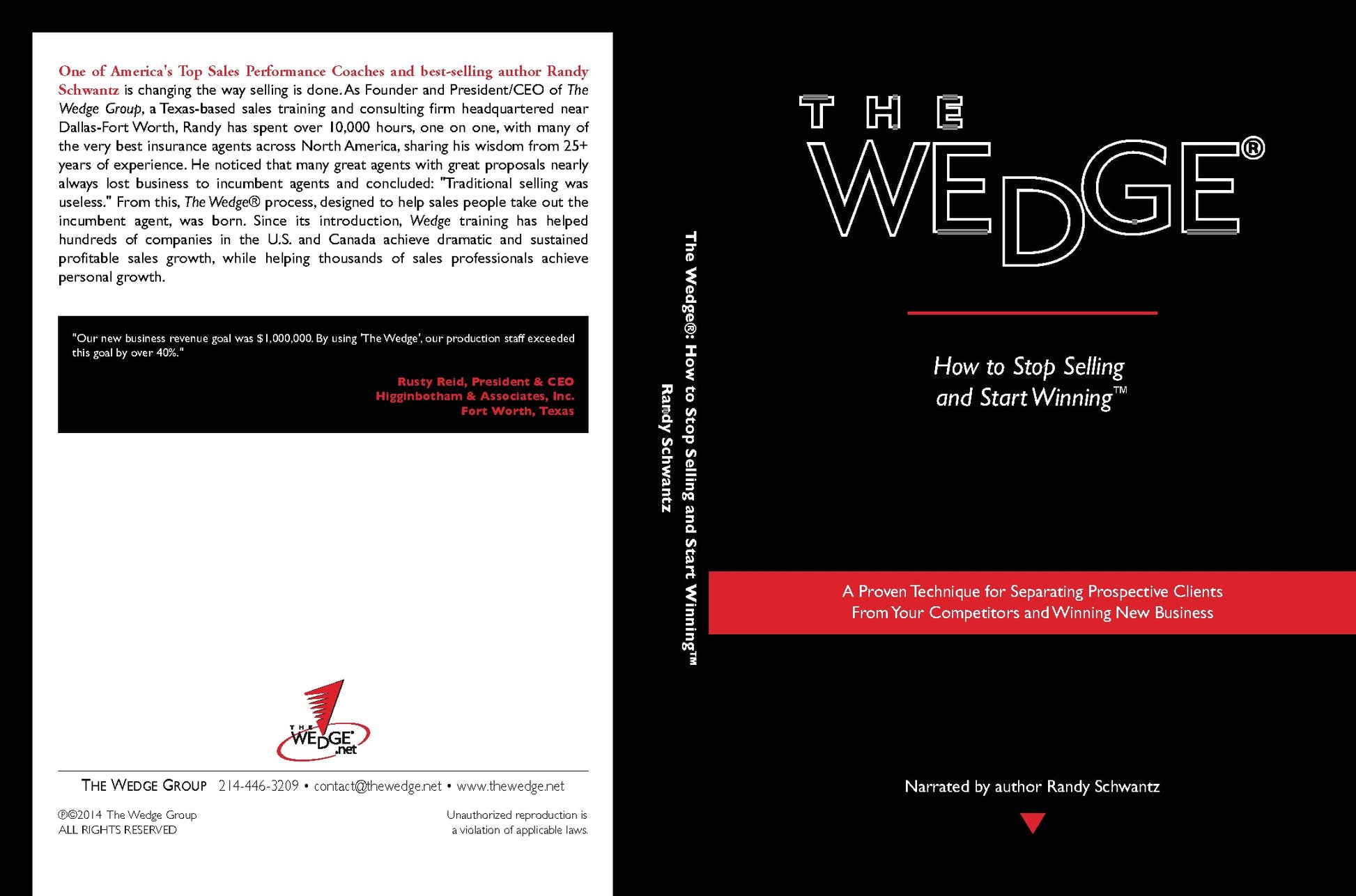 The Wedge: How to Stop Selling and Start Winning