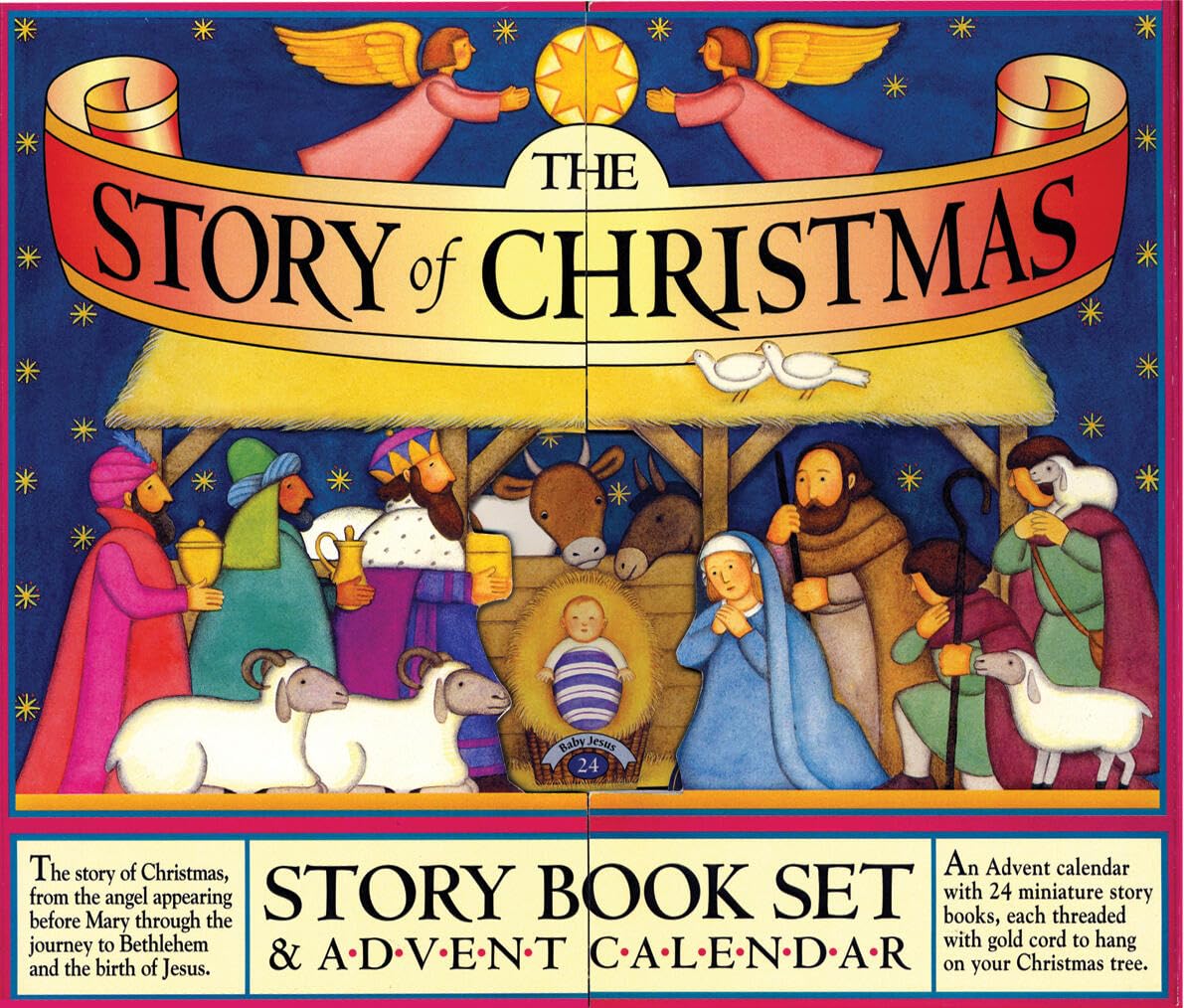 The Story of Christmas Book Set and Advent Calendar by Miakarts Books