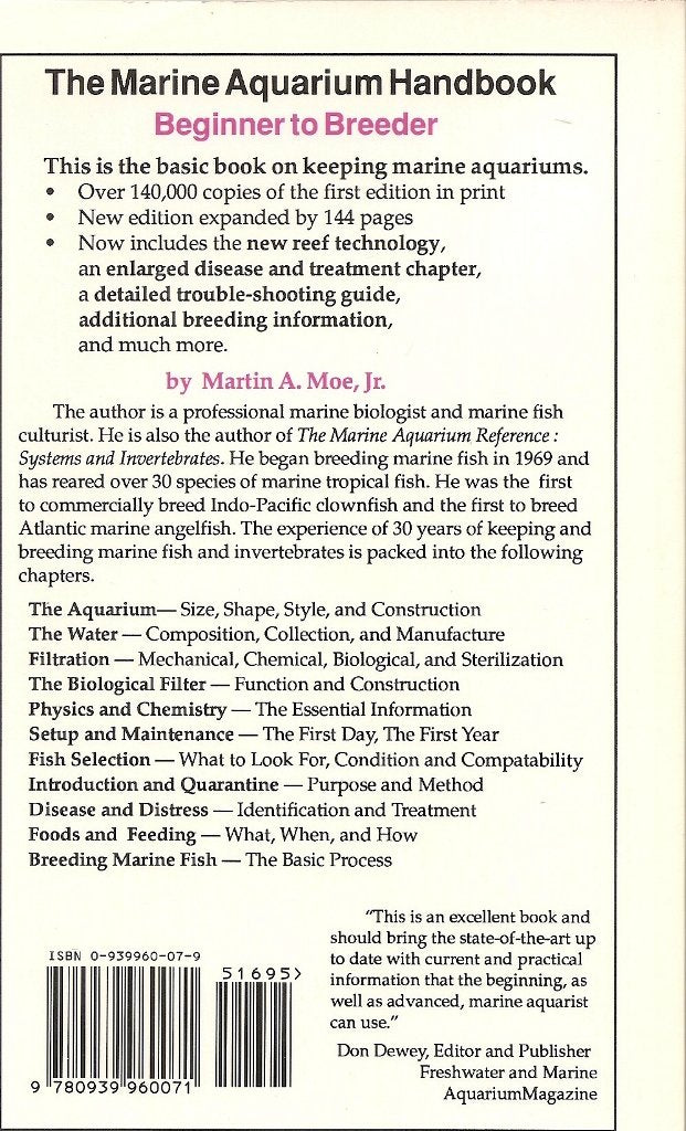 The Marine Aquarium Handbook: Beginner to Breeder