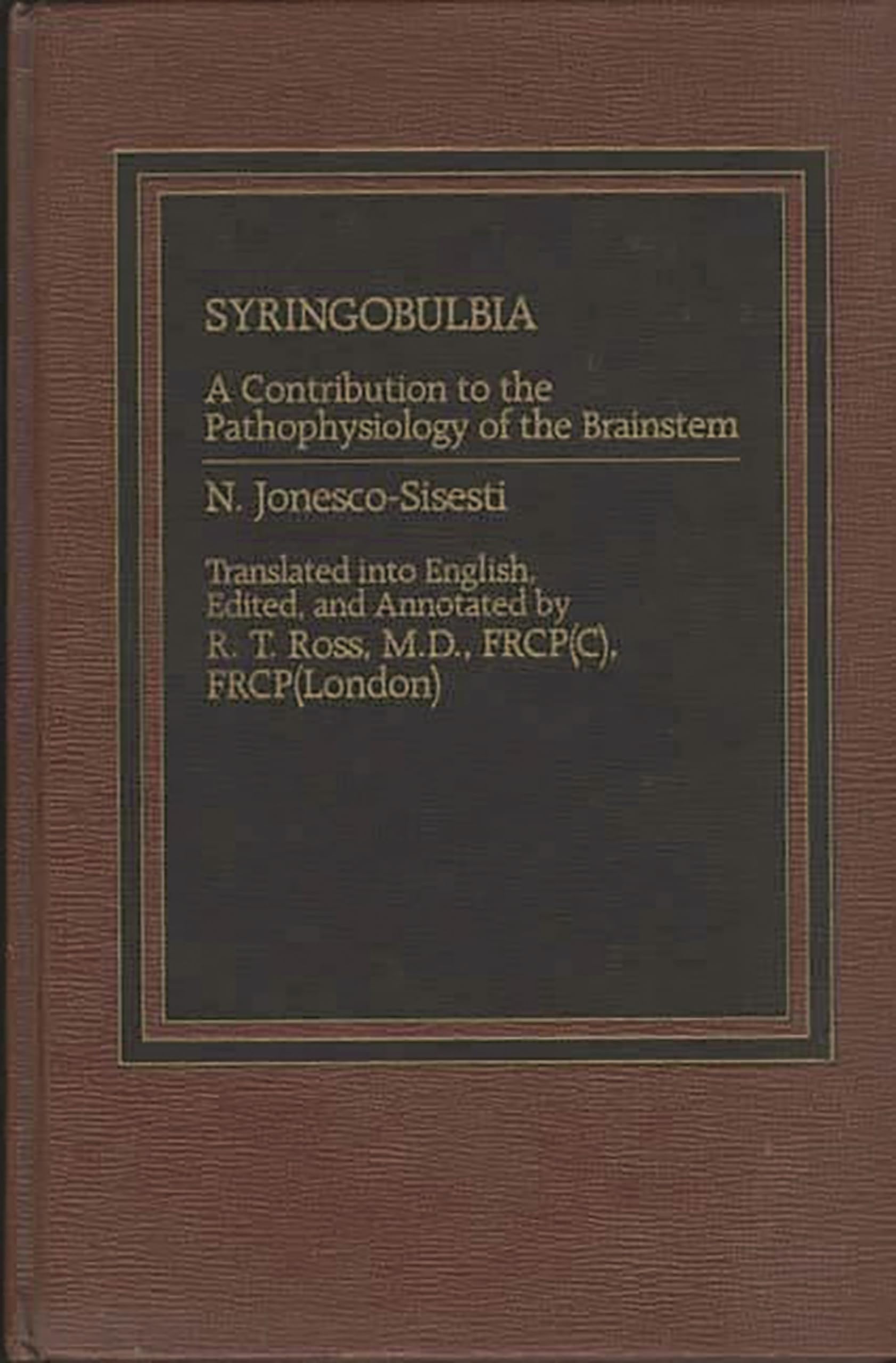 Syringobulbia: A Contribution to the Pathophysiology of the Brainstem