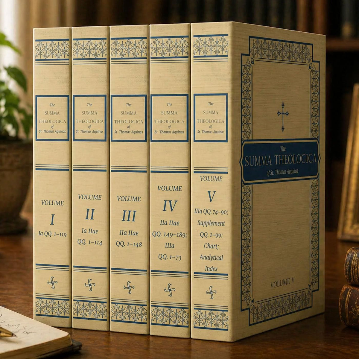St. Thomas Aquinas Summa Theologica (5 volume set)