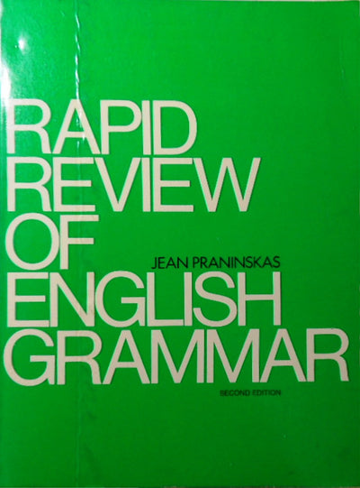 Rapid Review of English Grammar: A Text for Students of English As a Second Language
