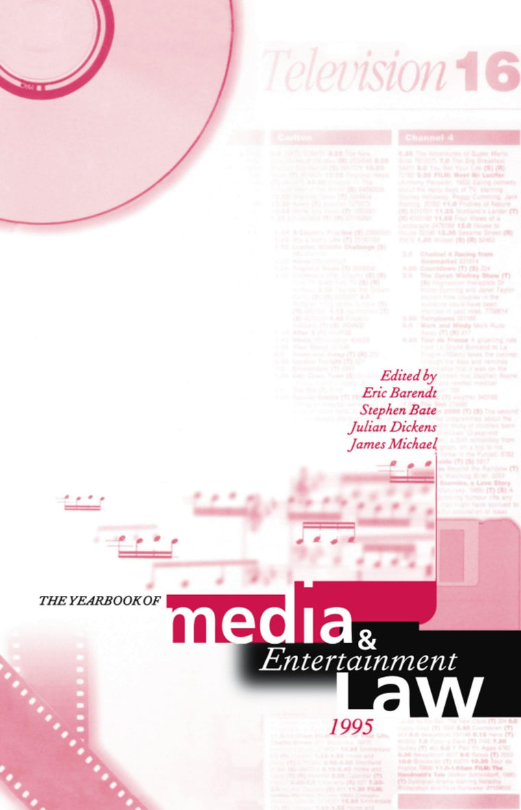 The Yearbook of Media and Entertainment Law 1995 (Yearbook of Copyright & Media Law)