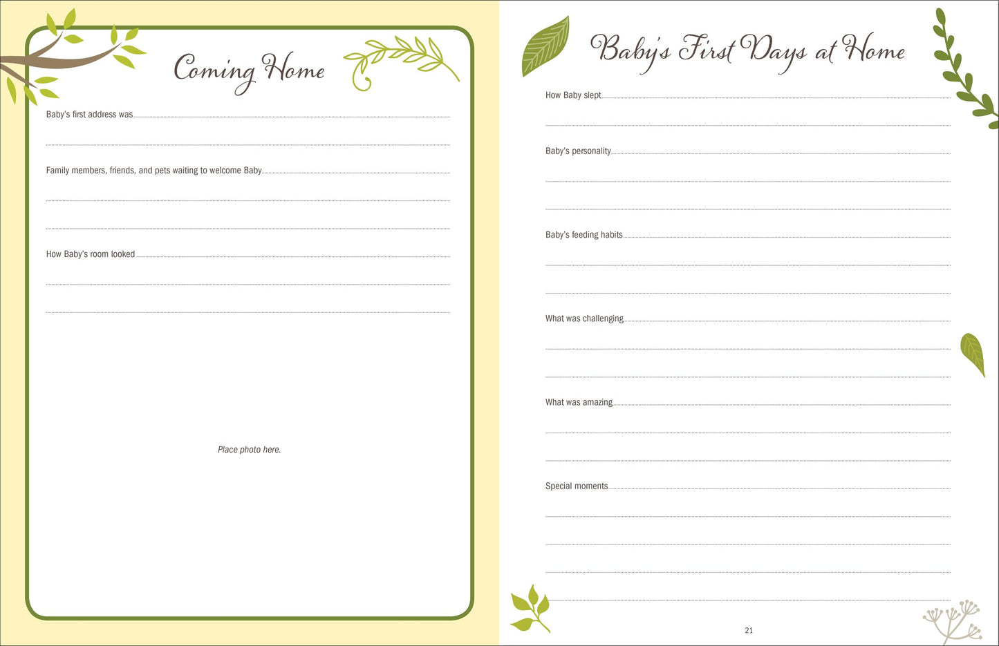 Baby's Book: The First Five Years (Woodland Friends)