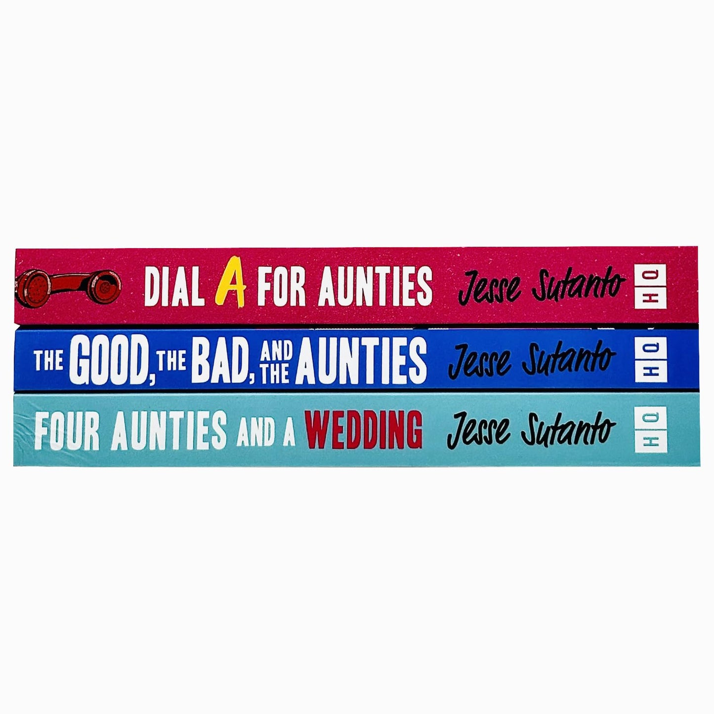 Aunties Series 3 Books Collection Set By Jesse Sutanto (Dial A For Aunties, Four Aunties and a Wedding &The Good, the Bad, and the Aunties)