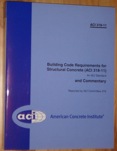 Building Code Requirements for Structural Concrete and Commentary