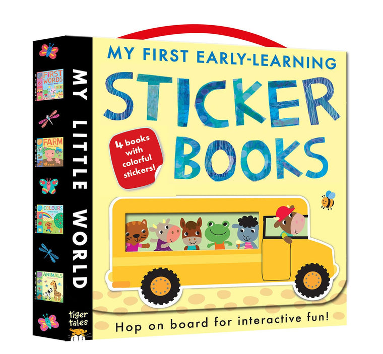 My First Early-Learning Sticker Books Boxed Set: 4 Books with Colorful Stickers! (My Little World)
