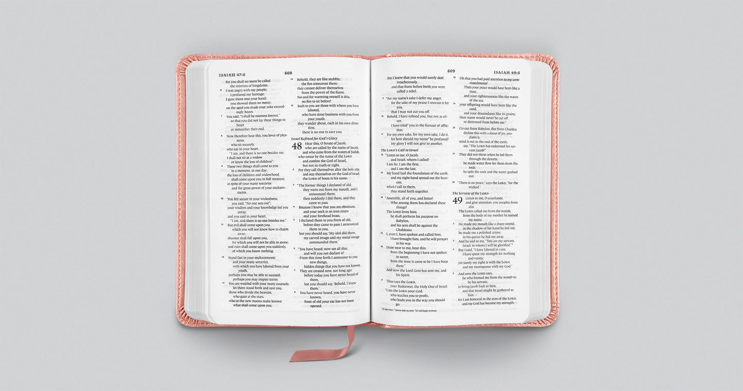 ESV Compact Bible (TruTone, Pink, Emblem Design): Holy Bible, English Standard Version