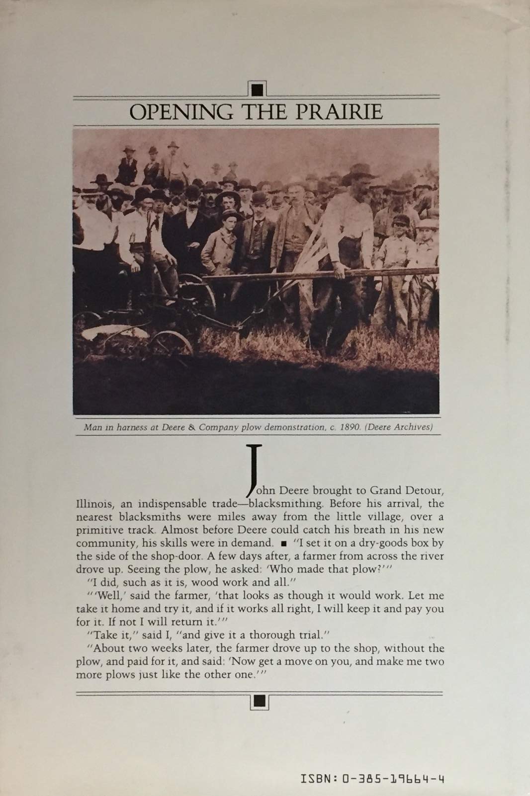 John Deere's Company A History of Deere and Company and Its Times