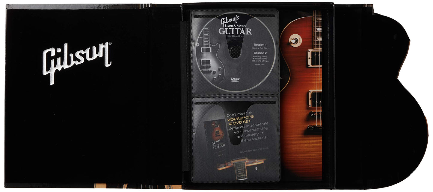 Gibson's Learn & Master Guitar Boxed Dvd/CD Set Legacy Of Learning