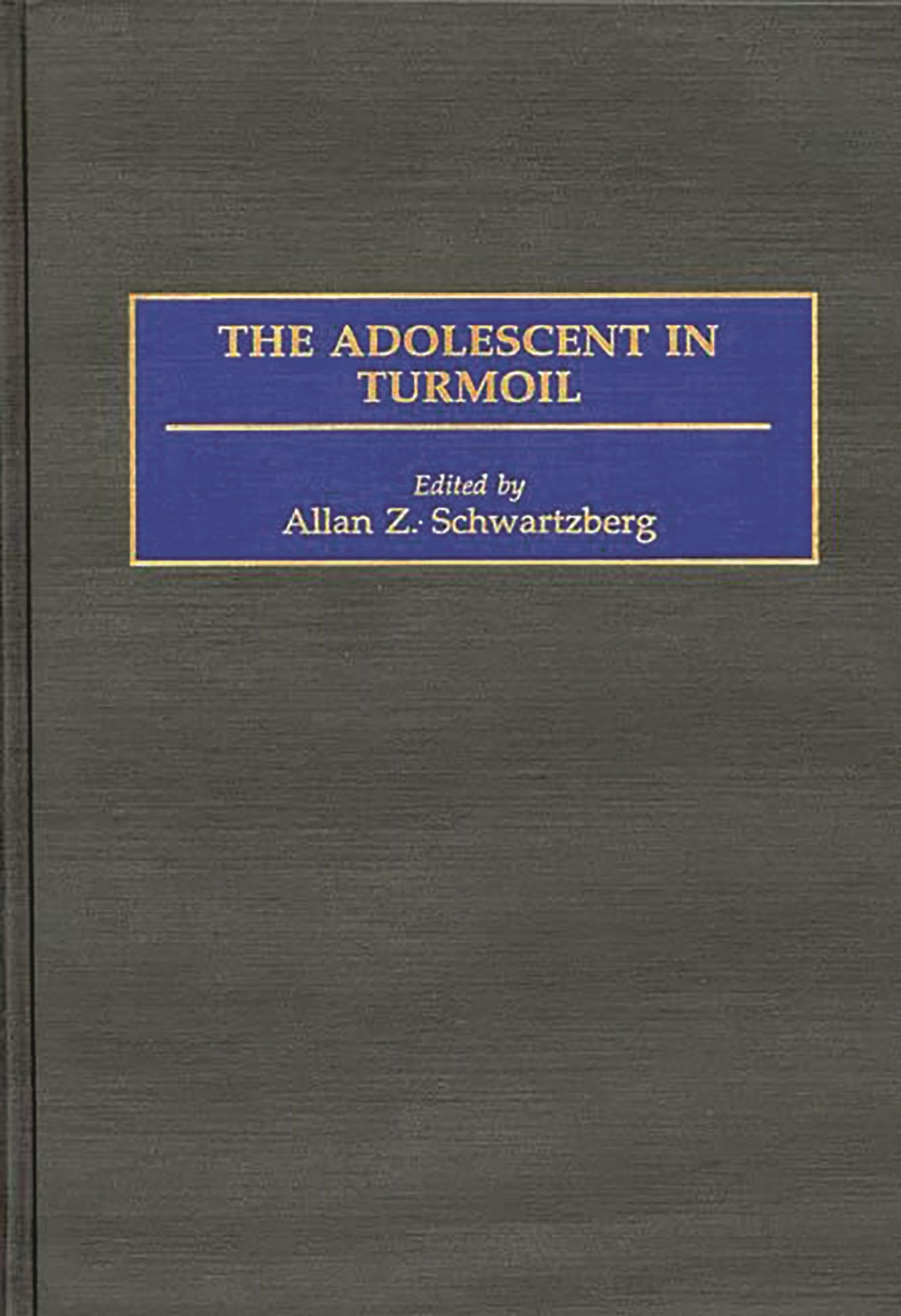 The Adolescent in Turmoil (Monograph of the International Society for Adolescent Psychiatry)