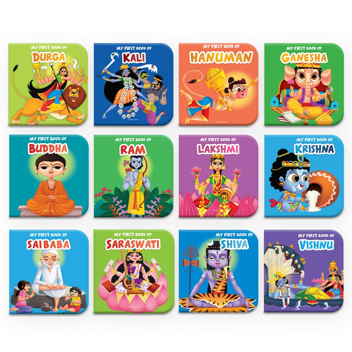 My First Library of Hindu Gods and Goddesses (Boxed Set) - Set of 12 Books (My First Books of Hindu Gods and Goddess)