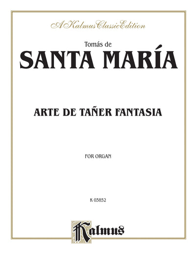 Arte de Taer Fantasia: Sheet (Kalmus Edition)