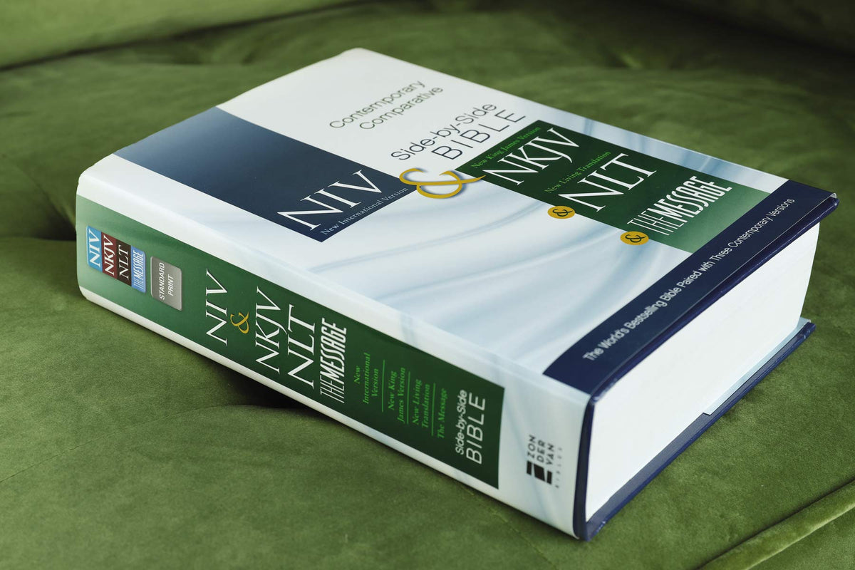 NIV, NKJV, NLT, The Message, Contemporary Comparative Parallel Bible, Hardcover: The Worlds Bestselling Bible Paired with Three Contemporary Versions