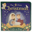 The First Christmas: Lift-a-Pop Pop-Up Nativity Board Book for Christians to Celebrate the Birth of Baby Jesus - Holiday Gift For Babies and Toddlers (Little Sunbeams)