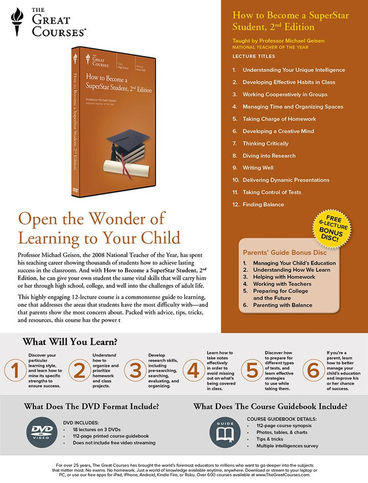 How to Become a SuperStar Student, 2nd Edition — back cover