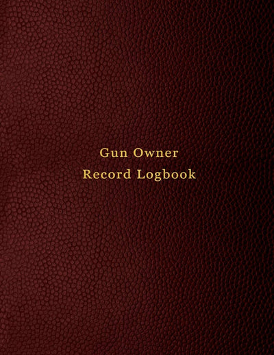 Gun owner record Logbook: Record keeping log book for gun collectors  Track acquisition and Disposition, repairs, alterations and details of firearms  Red Print Design
