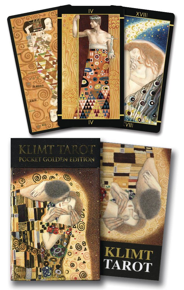 Golden Tarot of Klimt Mini: Pocket Gold Edition (Golden Taro