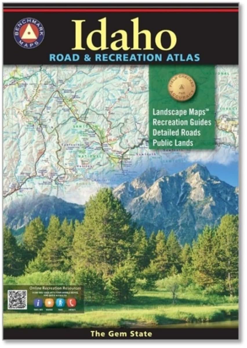 Idaho Road & Recreation Atlas - 7th Edition, 2022 (Benchmark Road & Recreation Atlases)