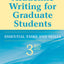 Academic Writing for Graduate Students: Essential Tasks and