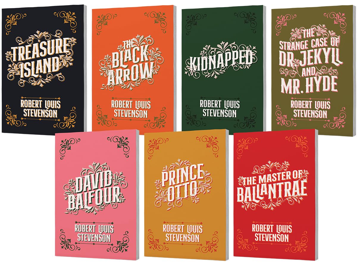 Collected Works of Robert Louis Stevenson 7 Books Collection Boxed Set(David Balfour, The Master of Ballantrae, The Black Arrow, Kidnapped, The Strange Case of Dr. Jekyll and Mr. Hyde & More)