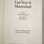Last Year at Marienbad by Alain Robbe-Grillet