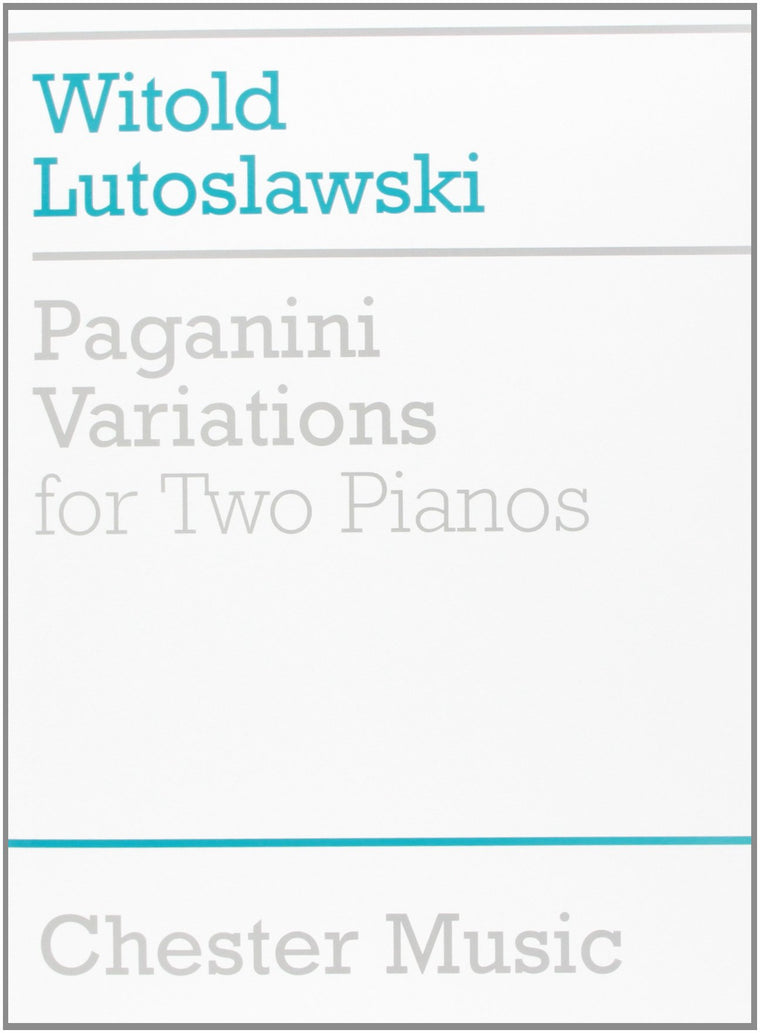 Paganini Variations for Two Pianos