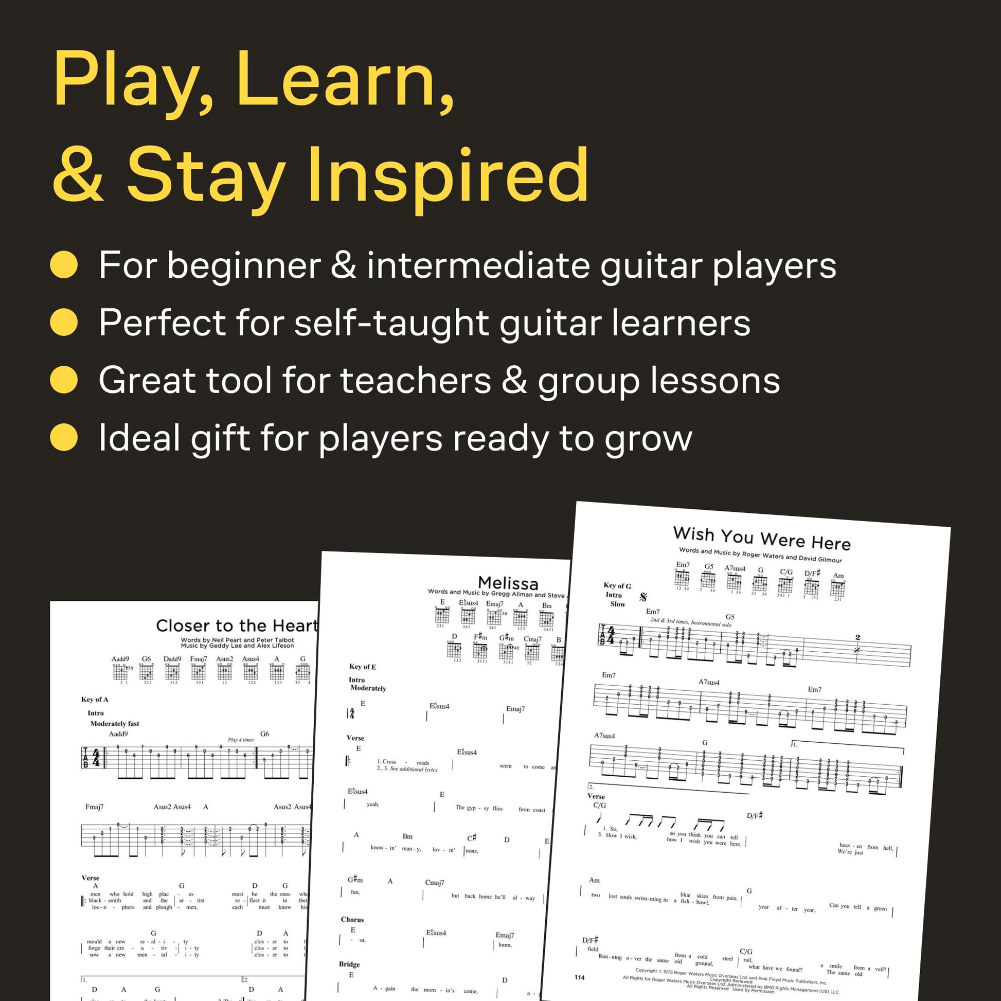 First 50 Songs You Should Play on 12-String Guitar  Chords, Tabs and Lyrics for Beginners  Learn Free Fallin', Hotel California and Wish You Were Here  Sheet Music for Acoustic Guitarists