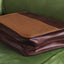 Names of Jesus Bible Cover, Zippered, Italian Duo-Tone Imitation Leather, Brown/Tan, Extra Large