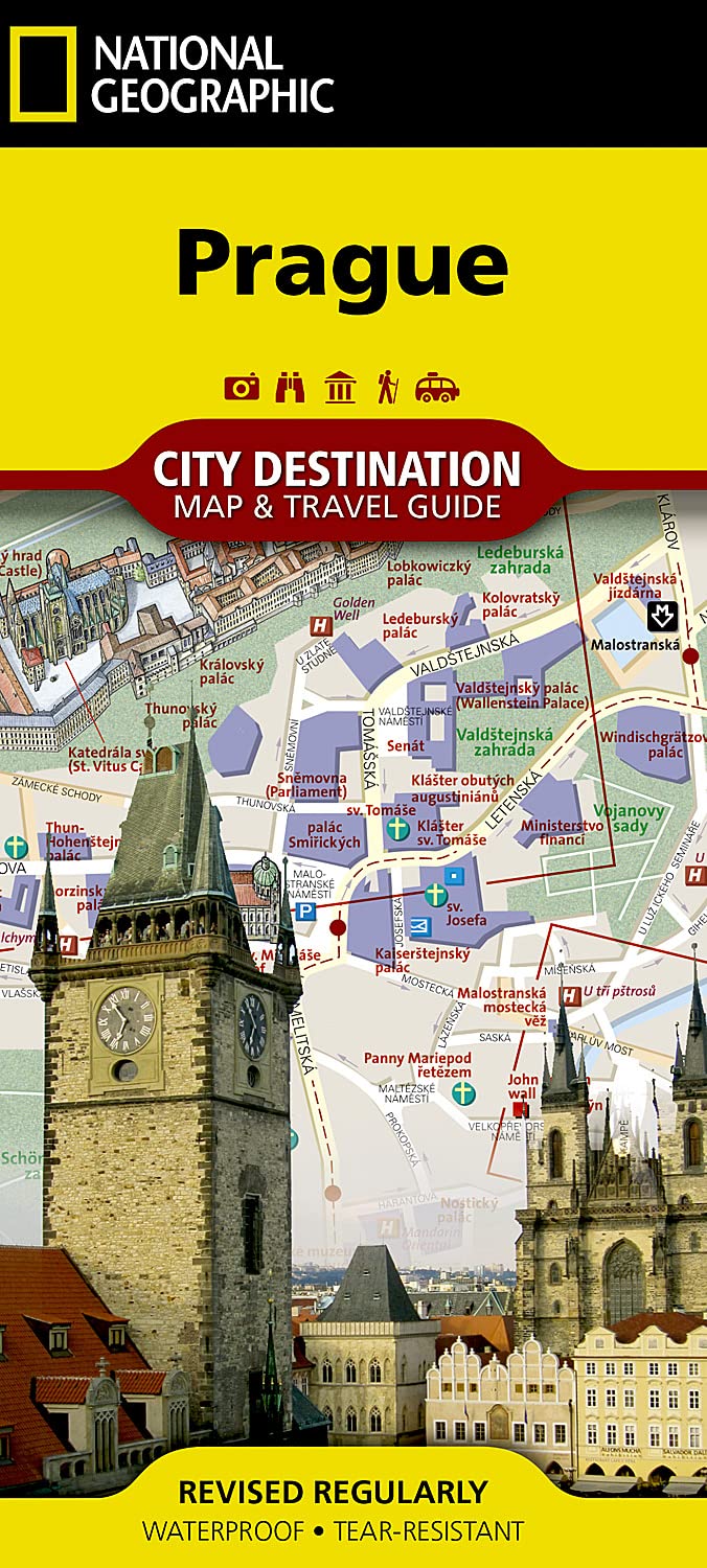 Prague Map (National Geographic Destination City Map)