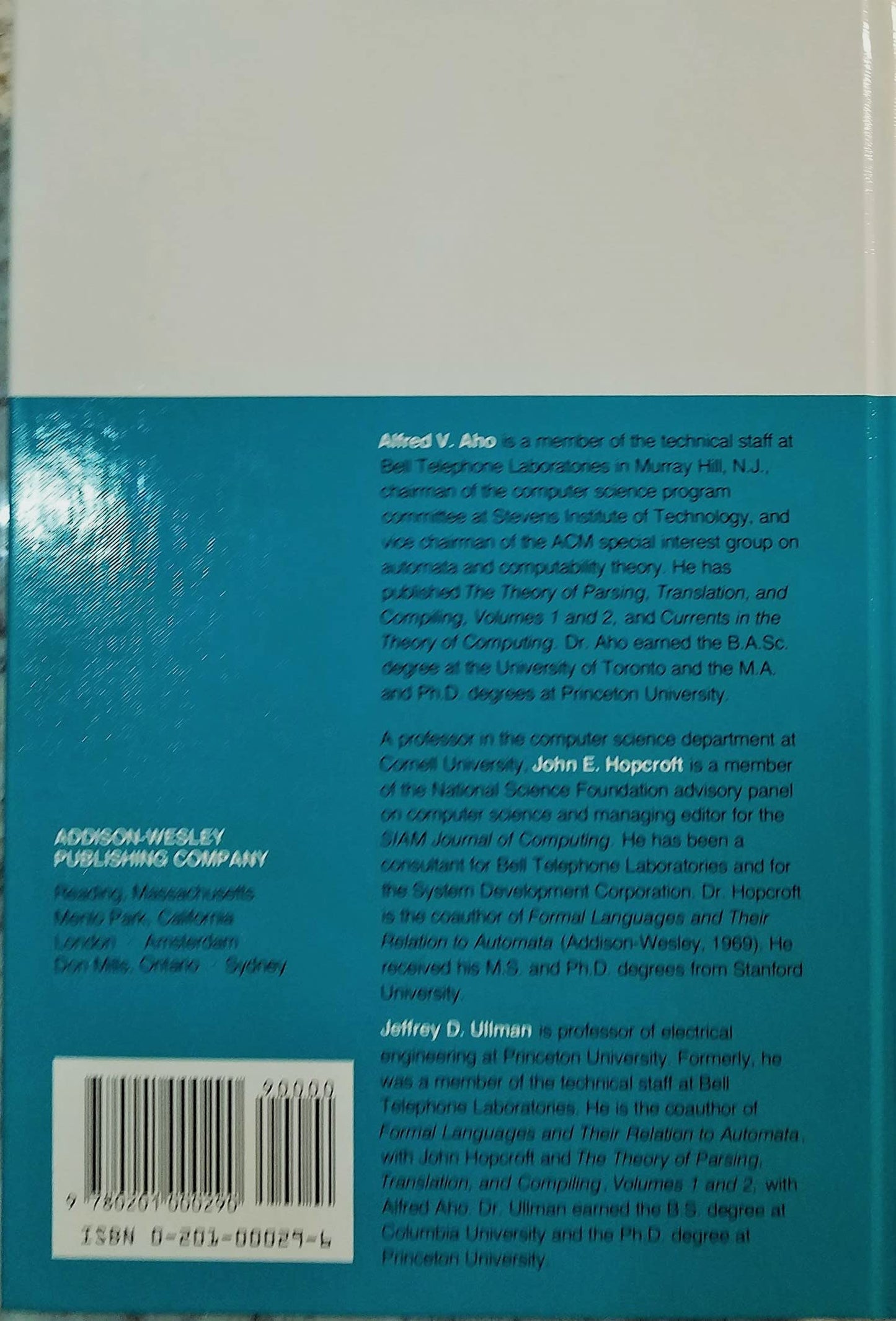 Design and Analysis of Computer Algorithms, The by Aho, Alfr