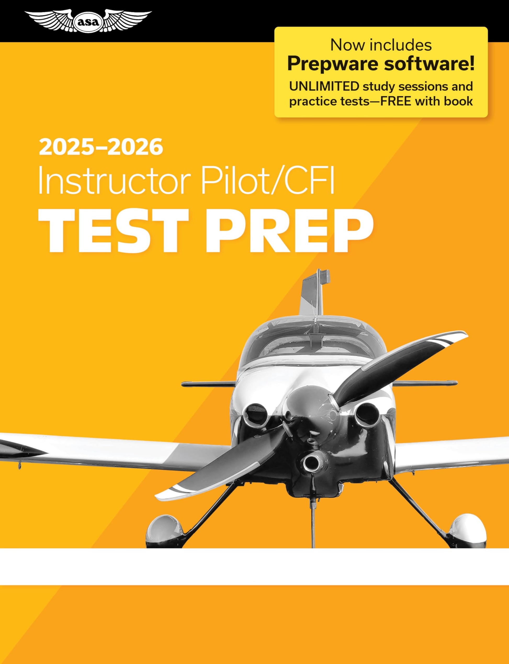Instructor Pilot/CFI Test Prep 2025-2026: Paperback plus software-pass your FAA exam (ASA Test Prep Series)