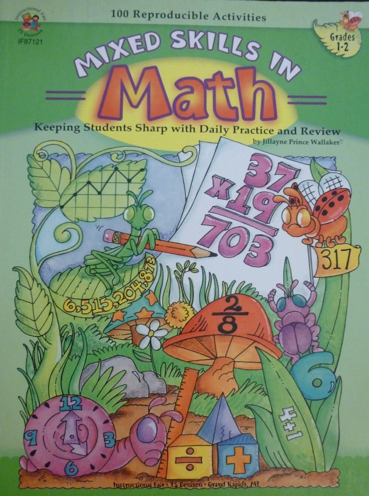 Mixed Skills in Math, Grades 1 - 2 (The 100+ Series)