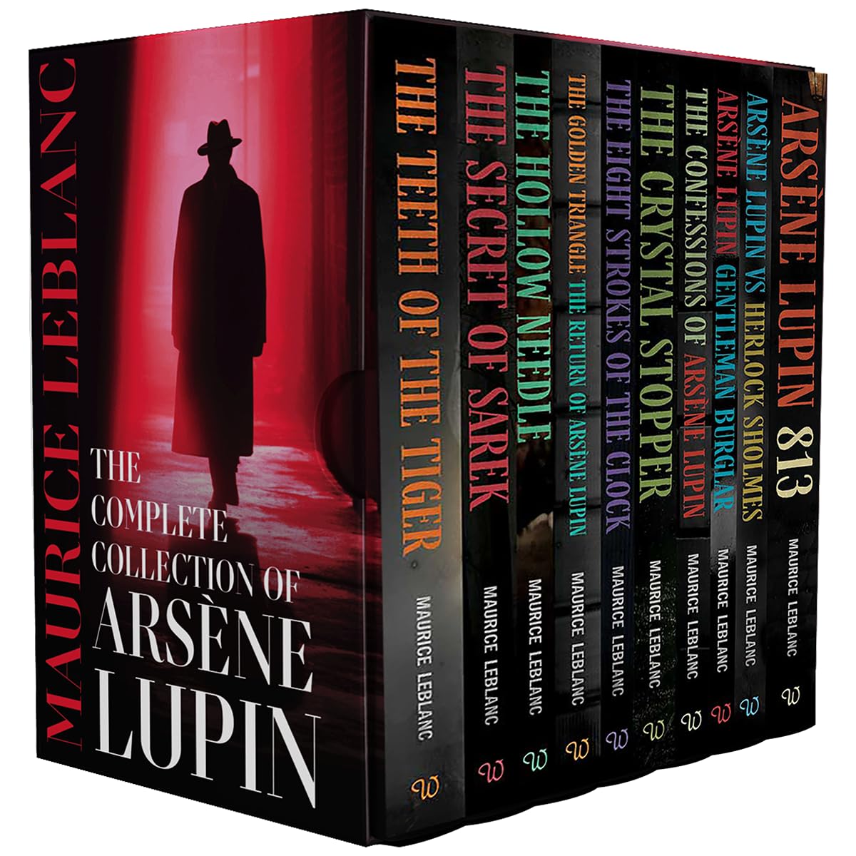 The Complete Collection of Arsne Lupin 10 Books Box Set by Maurice LeBlanc(Gentleman Burglar, The Confessions, The Crystal Stopper, The Fight Strokes of the clock & More)