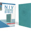 NIV, Value Thinline Bible, Large Print, Leathersoft, Teal, Comfort Print