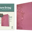 NLT Personal Size Giant Print Bible, Filament Enabled (LeatherLike, Peony Pink, Red Letter): Includes Free Access to the Filament Bible App Delivering ... Notes, Devotionals, Worship Music, and Video