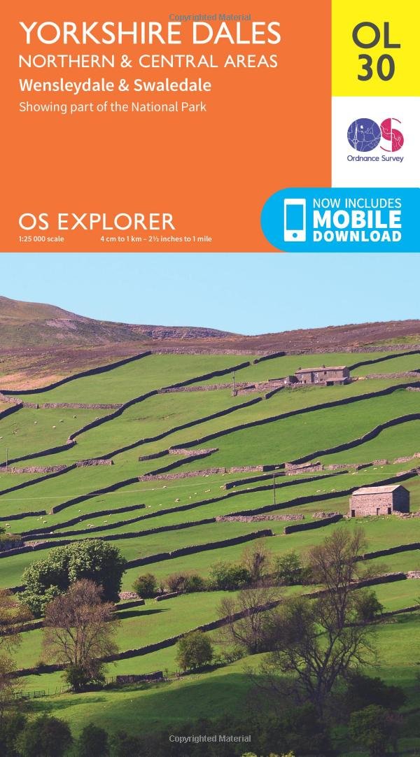 Yorkshire Dales Northern & Central (OS Explorer Map)