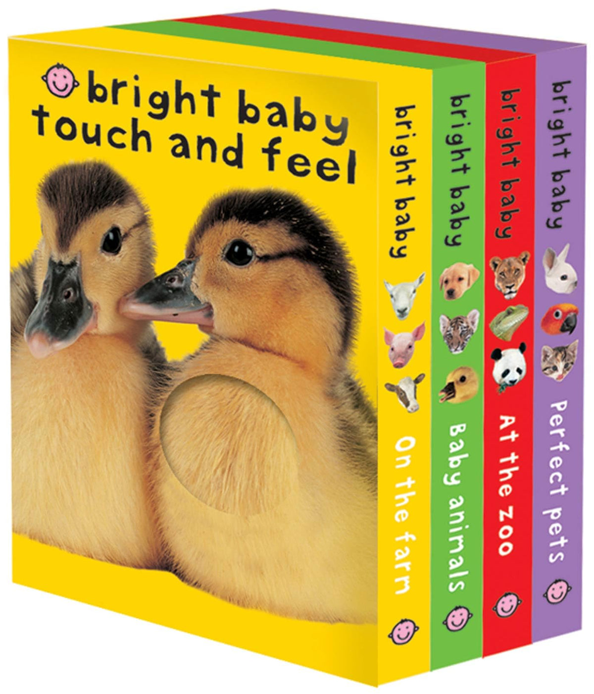 Boxed Set (Bright Baby Touch and Feel): On the Farm, Baby Animals, At the Zoo and Perfect Pets