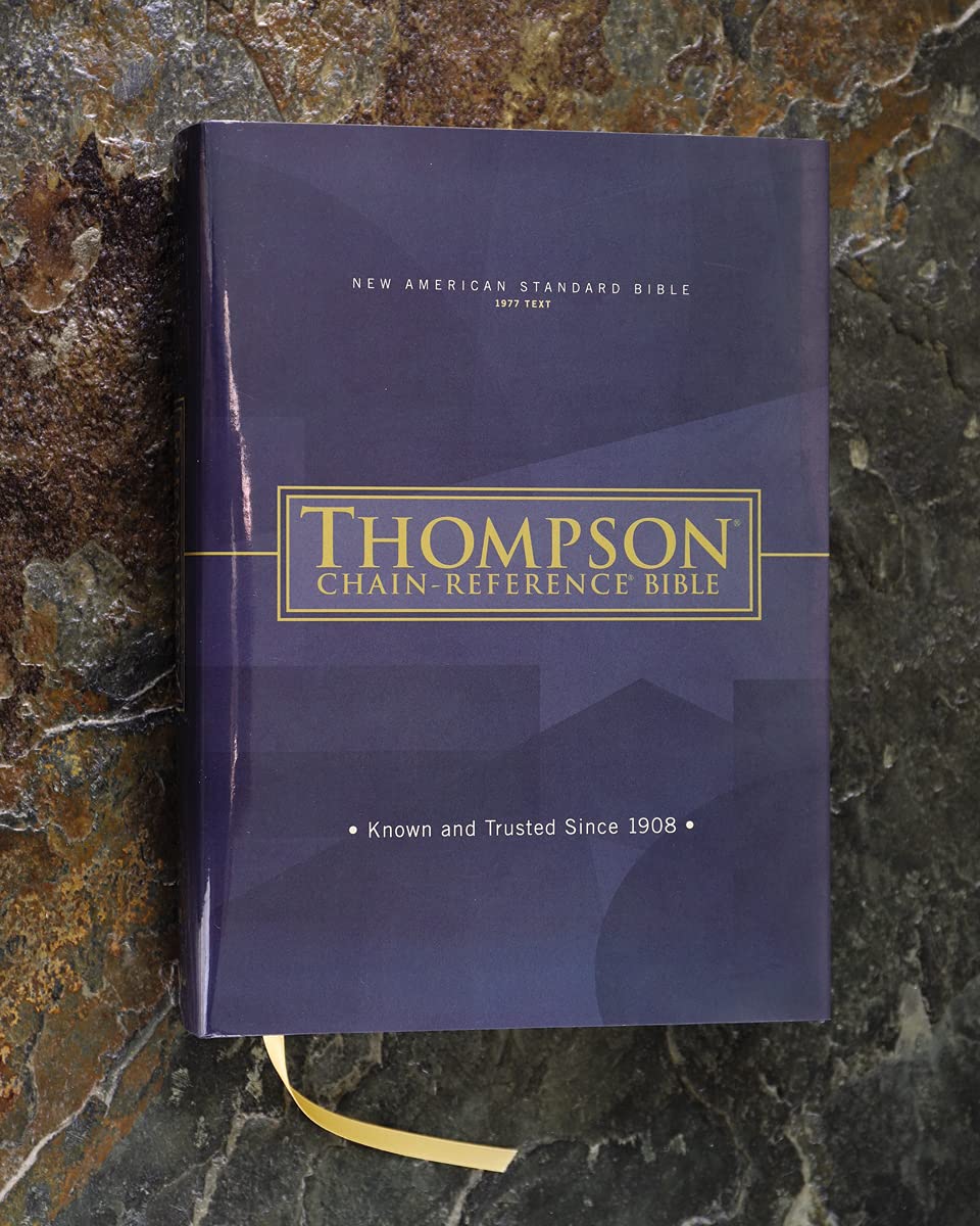 NASB, Thompson Chain-Reference Bible, Hardcover, Red Letter, 1977 Text