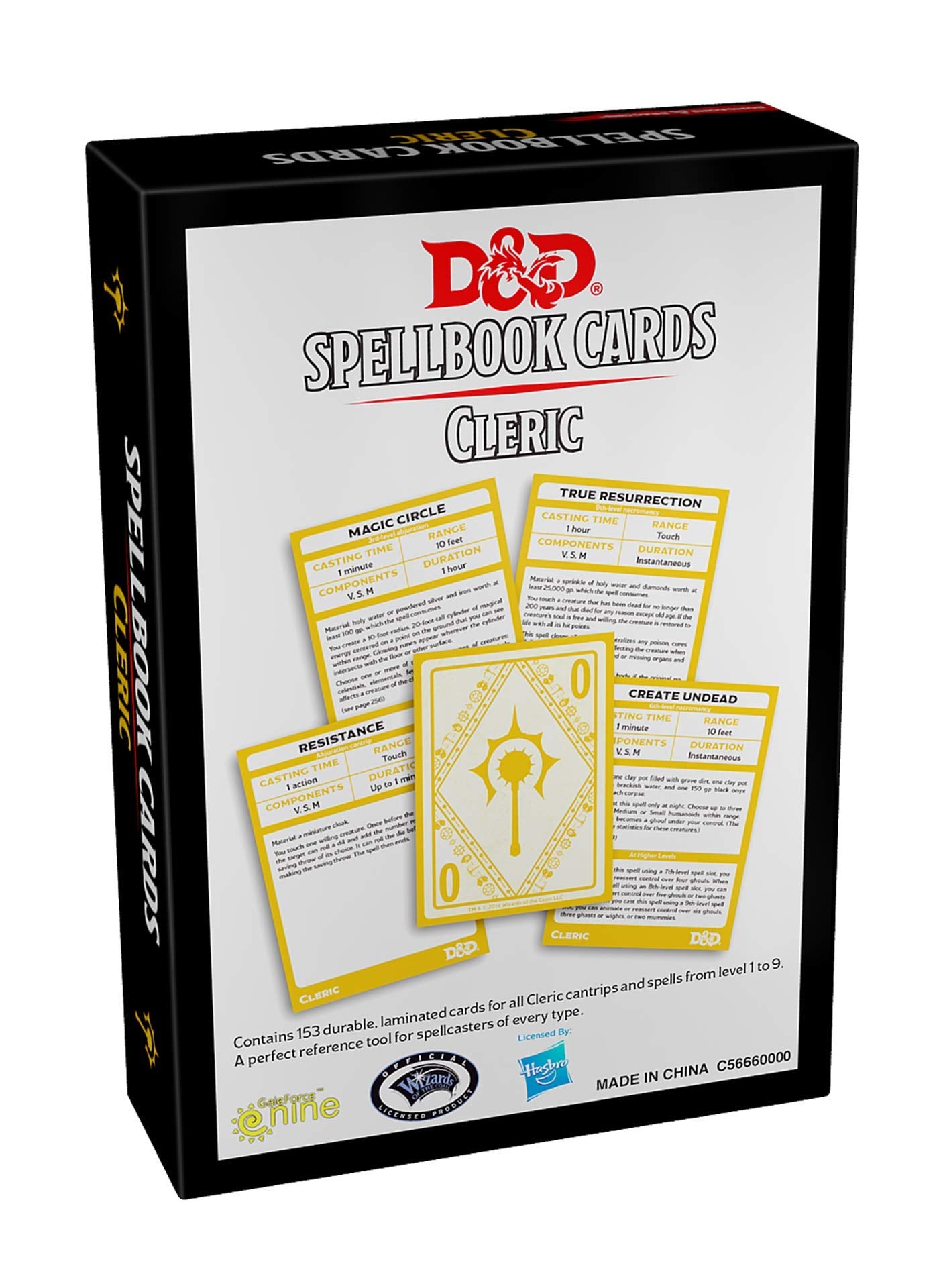 Spellbook Cards: Cleric (Dungeons & Dragons)