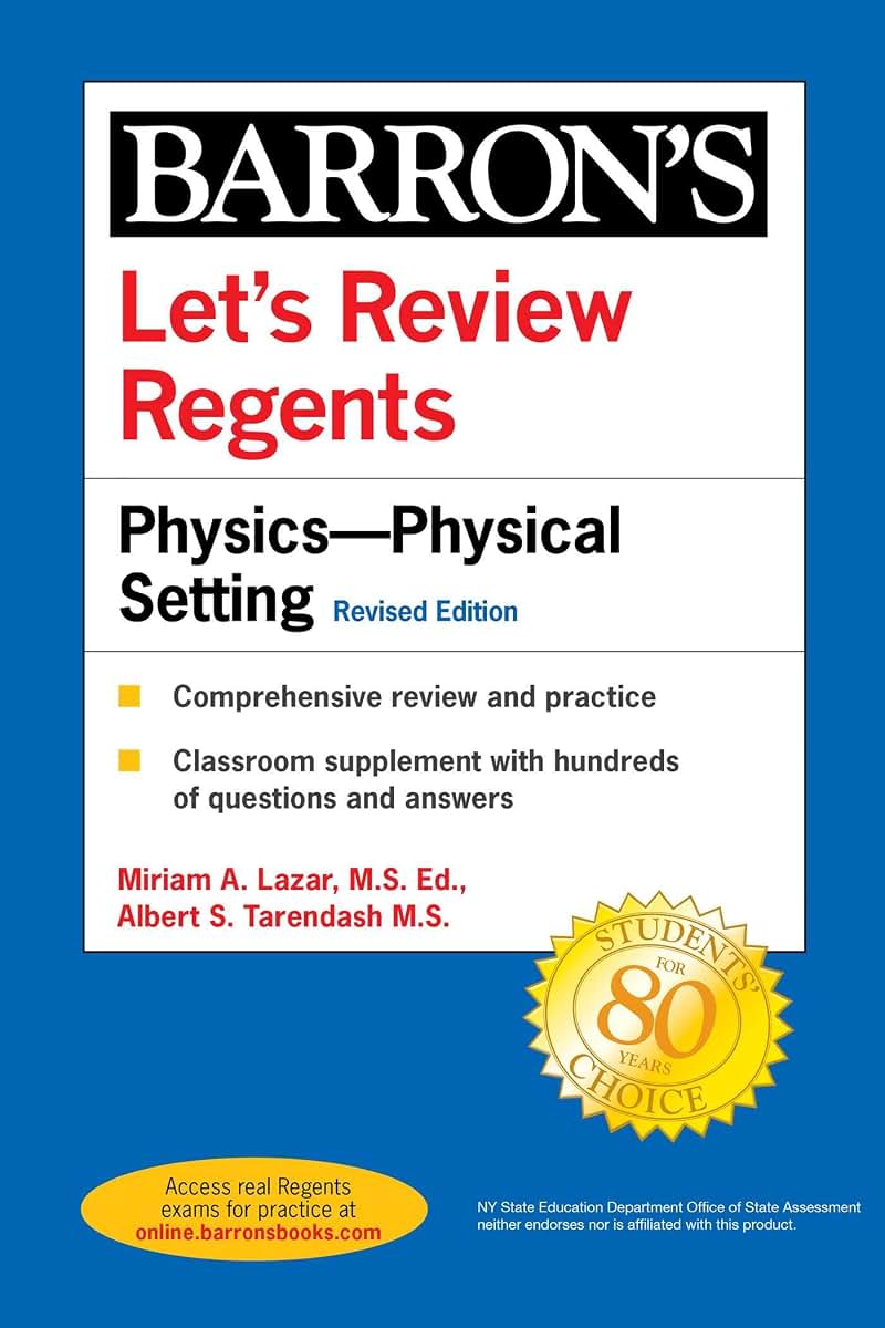 Let's Review Regents: Physics--The Physical Setting Revised Edition (Barron's New York Regents)