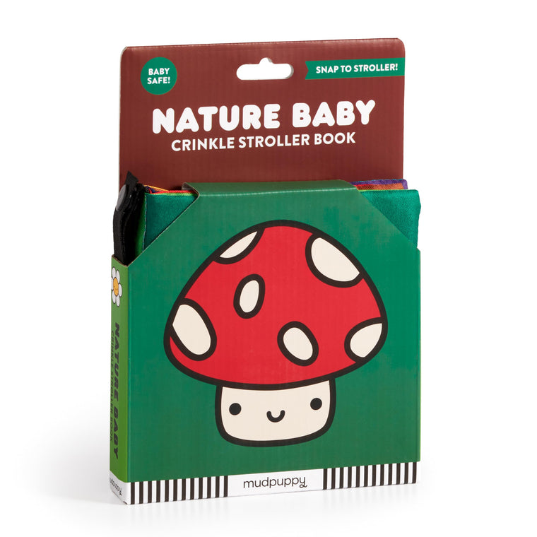 Nature Baby - Wildlife Early Development Crinkle Fabric Stroller Book for Toddlers and Babies