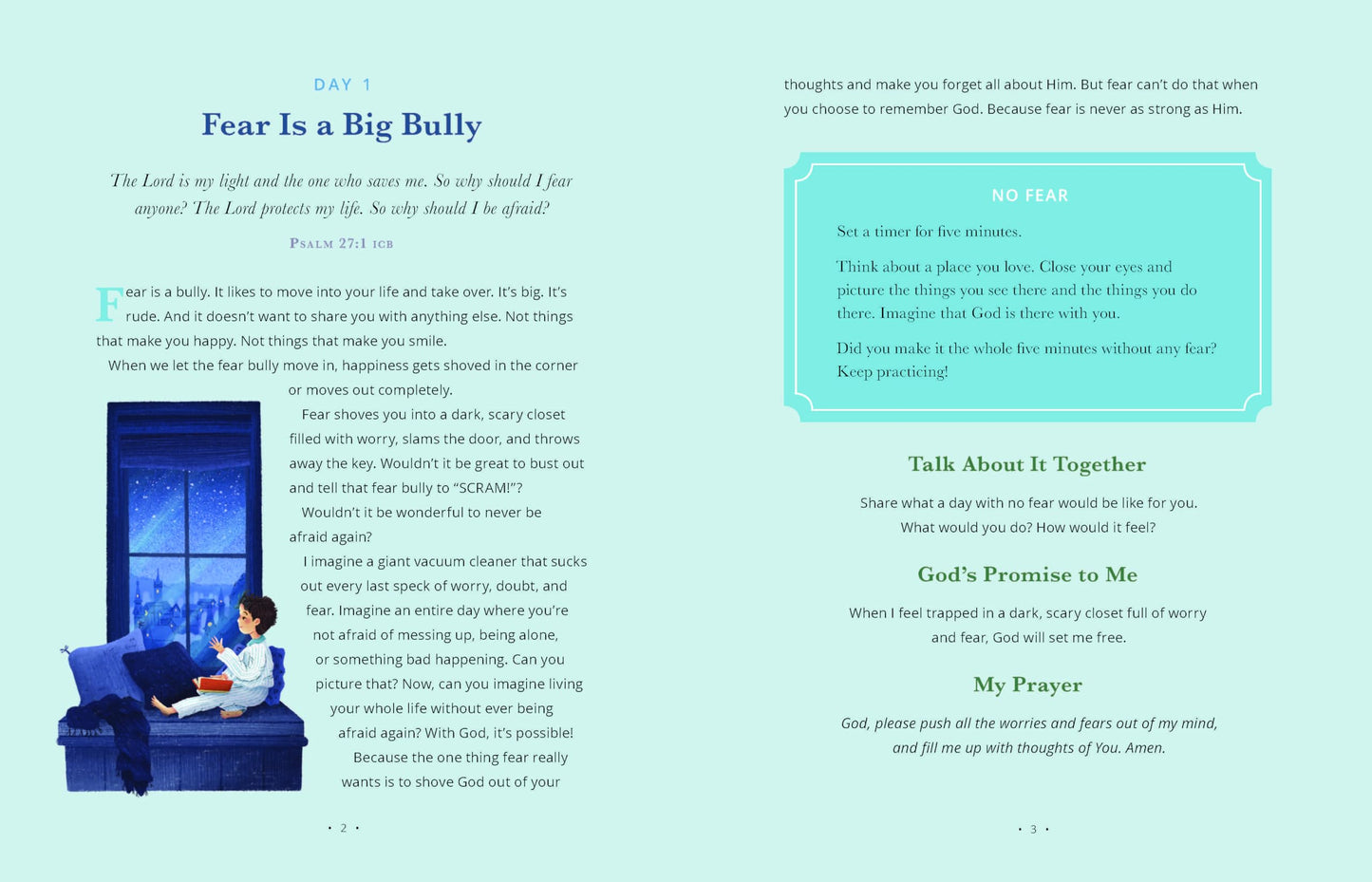 Calm Thoughts for Kids: 90 Devotions for Anxious Days