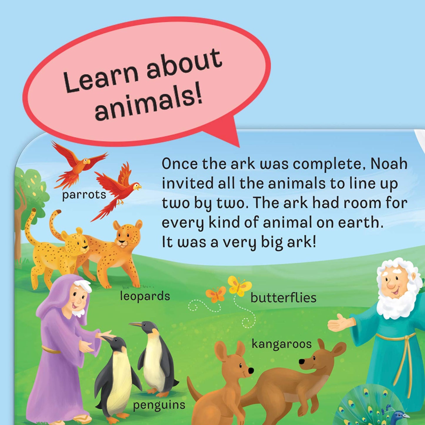 Peek-a-Flap Noah - Children's Lift-a-Flap Board Book Gift for Easter, Christmas, Communion, Baptism (Little Sunbeams)