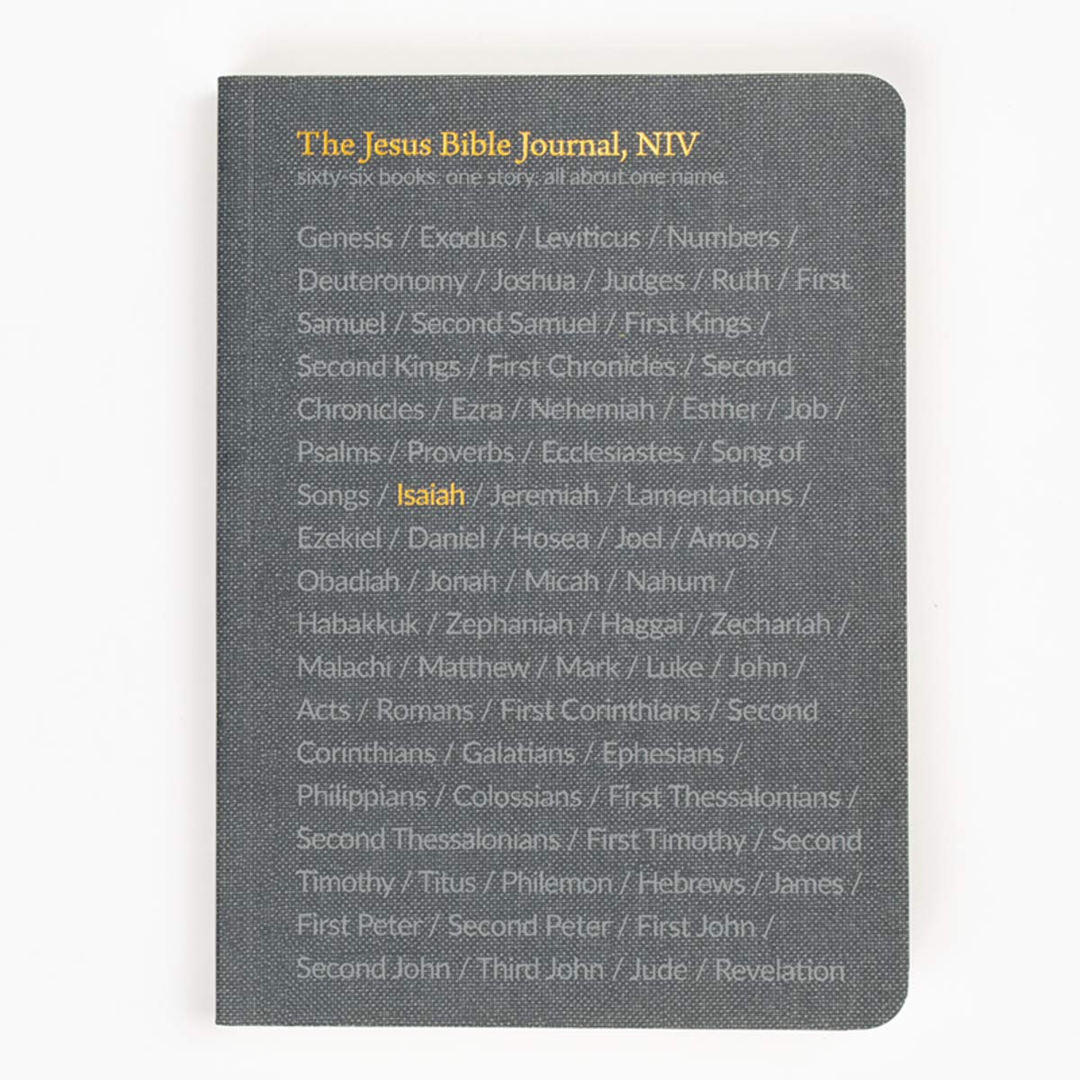 The Jesus Bible Journal, Isaiah, NIV, Paperback, Comfort Print
