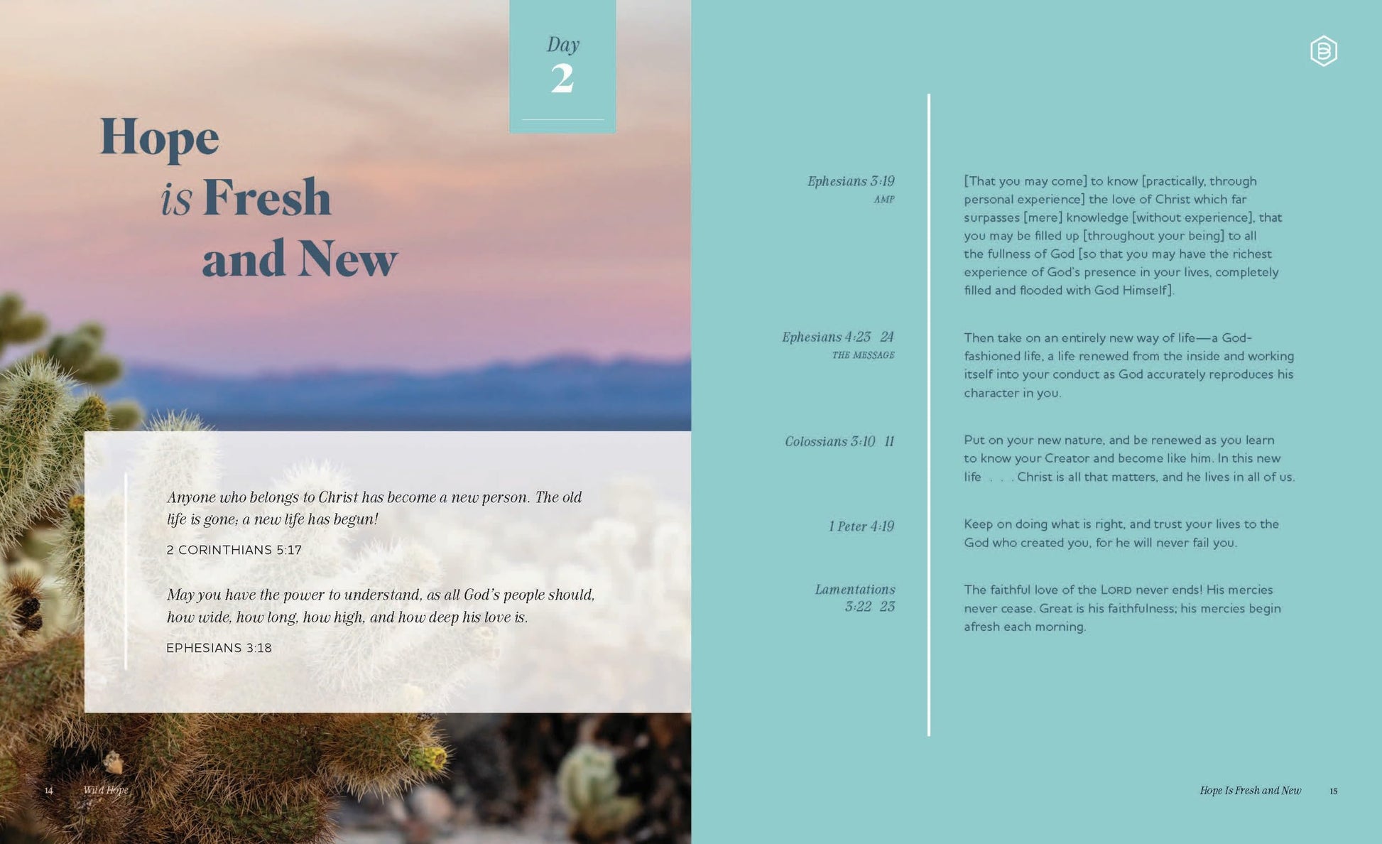 Wild Hope: A 30-Day Devotional to Overcome Life’s Challenges – Interactive Devotions with Bible Verses, Guided Questions, and Creative Exercises (One Step Closer)