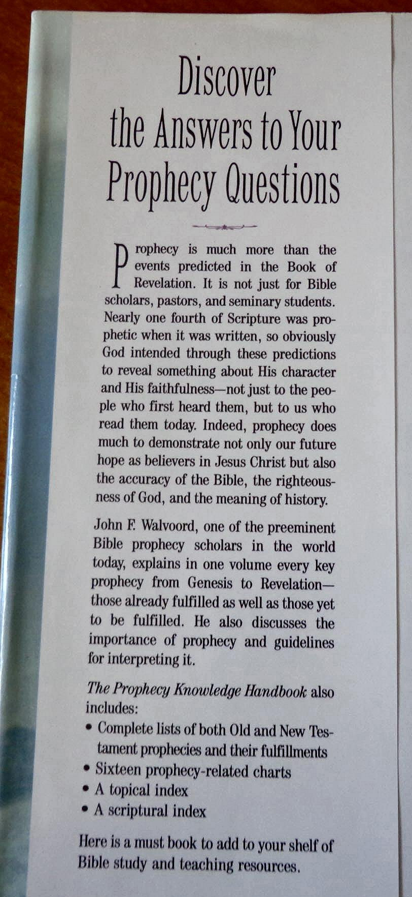 The Prophecy Knowledge Handbook
