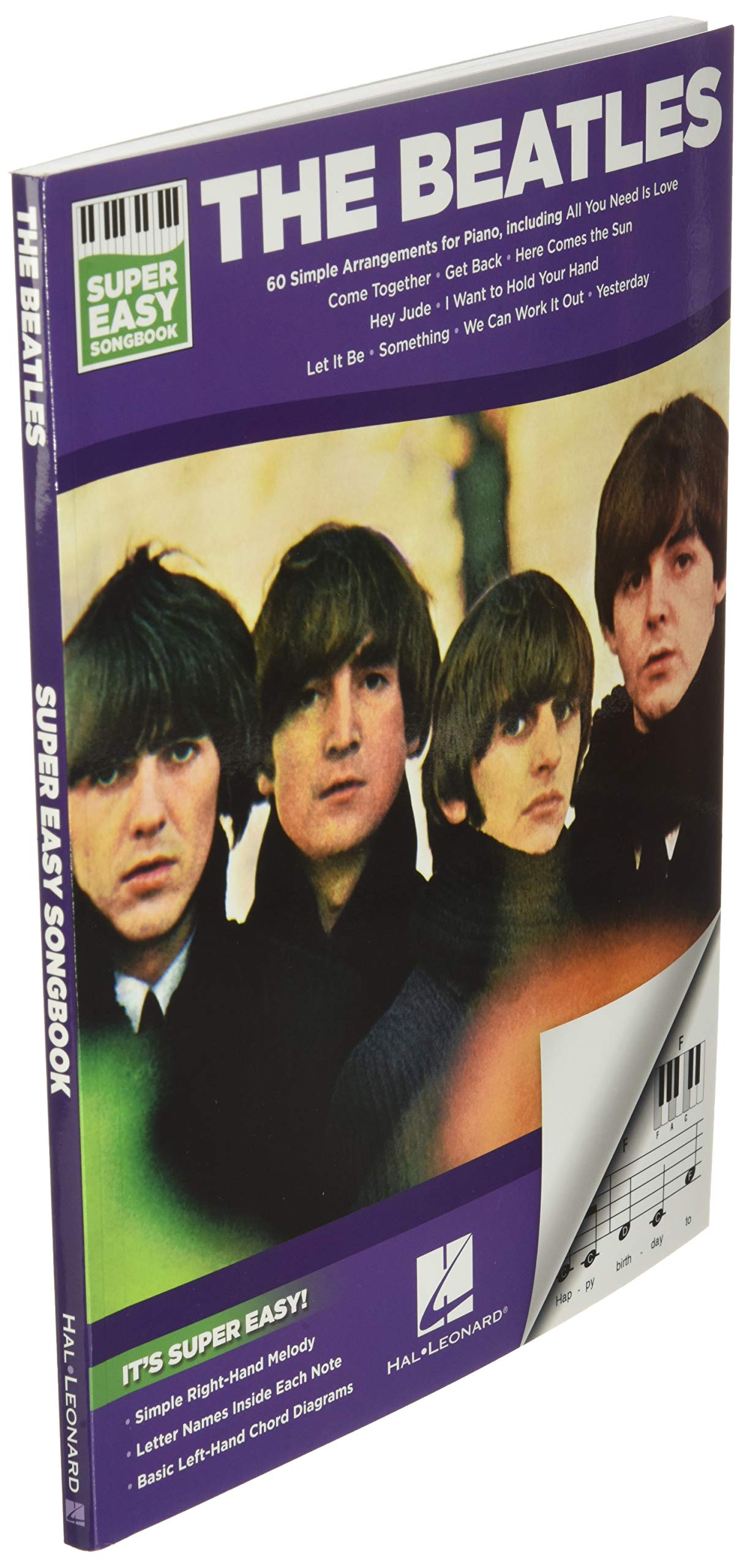 The Beatles - Super Easy Songbook  60 Iconic Songs for Easy Piano  Let It Be, Hey Jude, Yesterday and More  Beginner Piano Sheet music Arrangements