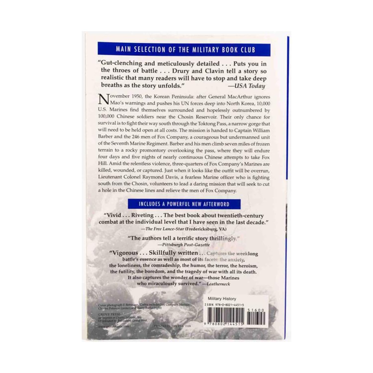 The Last Stand of Fox Company: A True Story of U.S. Marines in Combat