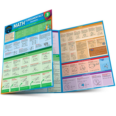 Geometry: A Quickstudy Laminated Reference Guide (Math Fundamentals, 3)